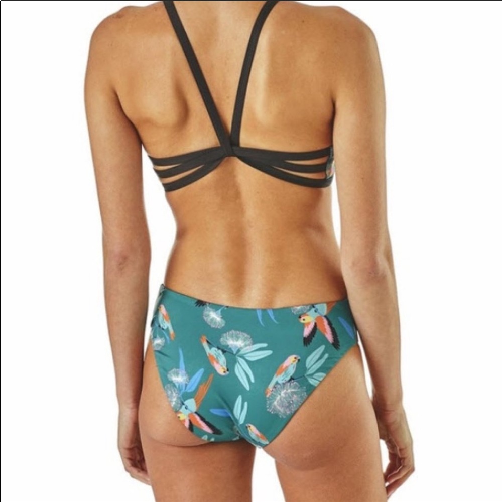 PATAGONIA Teal Nanogrip Nireta Bikini Bottom M - Picture 4 of 4